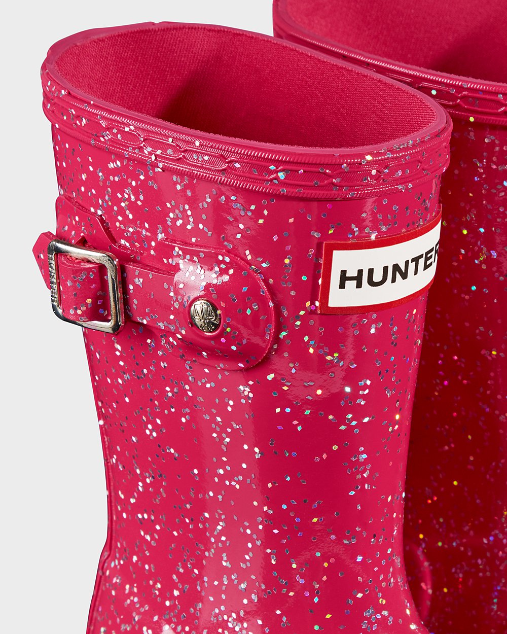 Hunter Gummistøvler Rosa - Barn Original Little Giant Glitter - Norge WSPENU-240